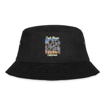 Santa Monica California - Bucket Hat - black - Front - Lela (165cm)