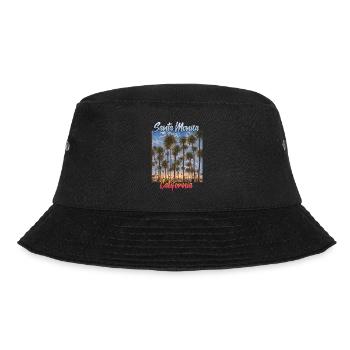 Santa Monica California - Bucket Hat - Schwarz - Vorne - Lela (165cm)