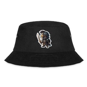 Dark Chibi Knight - Bucket Hat - black - Front - Lela (165cm)