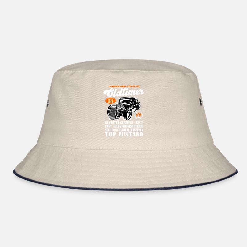 Oldtimer 1973 51 Geburtstag Geschenk Bucket Hat