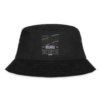 Fullstack Developer Birthday Statement quote - Bucket Hat - black - Front - Lela (165cm)