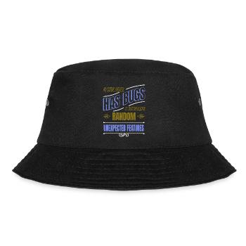 joke health informatics specialist apparel - Bucket Hat - Schwarz - Vorne - Lela (165cm)