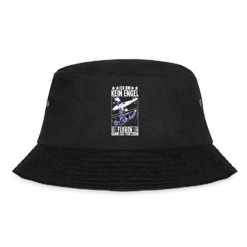 Fallschirmspringer Fallschirmsprung Skydiving - Bucket Hat - Schwarz - Vorne - Lela (165cm)