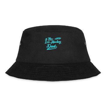 Der Eishockey Papa - Bucket Hat - Schwarz - Vorne - Lela (165cm)