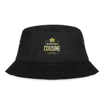 Ich werde Bald Cousine - Bucket Hat - Schwarz - Vorne - Lela (165cm)