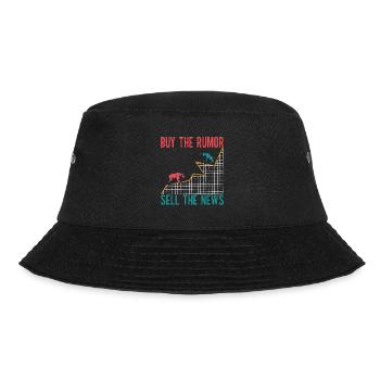 Aktien Aktionär Investor - Bucket Hat - Schwarz - Vorne - Lela (165cm)