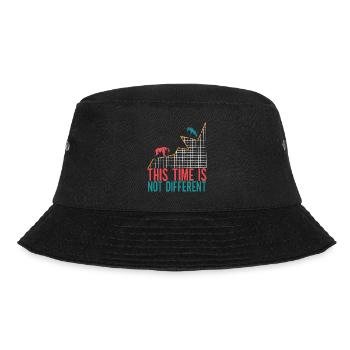 Aktien Aktionär Investor - Bucket Hat - Schwarz - Vorne - Lela (165cm)