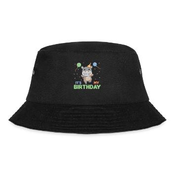 Hippopotame pour les enfants d’anniversaire c’est mon anniversaire - Bob - noir - Devant - Lela (165cm)