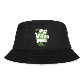 Violin Violinist Violin Mode On - Bucket Hat - Schwarz - Vorne - Lela (165cm)
