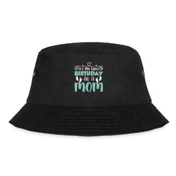 It's my first birthday as a mommy mom - Bucket Hat - black - Front - Lela (165cm)