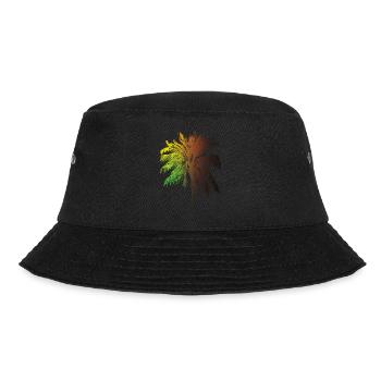 Tropical Beach Paradise Palm Rainbow 1 - Bucket Hat - black - Front - Lela (165cm)