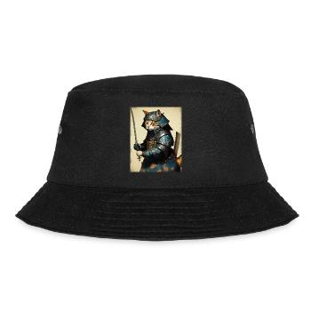 Chatmurai 3 - Bucket Hat - Schwarz - Vorne - Lela (165cm)
