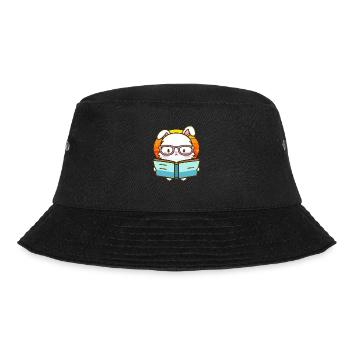 Bookworm - Bucket Hat - black - Front - Lela (165cm)