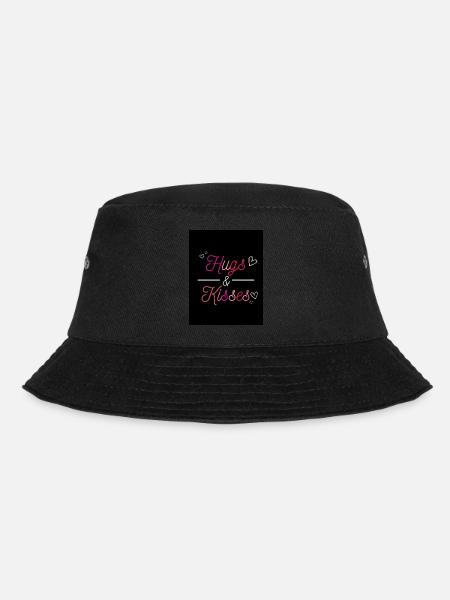 UMARMUNGEN UND KÜSSE - Bucket Hat - Schwarz