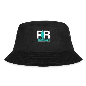Pr Manager Job Beruf Public Relations - Bucket Hat - Schwarz - Vorne - Lela (165cm)