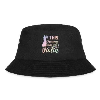 Violin Violinist Girl This - Bucket Hat - black - Front - Lela (165cm)