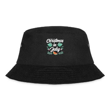 Weihnachten Im Juli Christmas In July Humor Santa - Bucket Hat - black - Front - Lela (165cm)