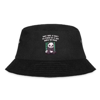 Es kann nicht dumm reparieren, aber es kann das Ge - Bucket Hat - Schwarz - Vorne - Lela (165cm)