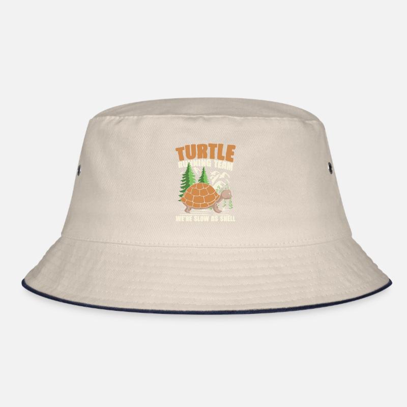 TURTLE RUNNING TEAM WE'RE SLOW AS SHELL Bucket Hat