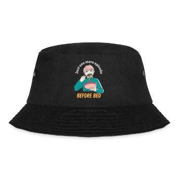 Just One More Episode Before Bed Anime & Ramen - Bucket Hat - Schwarz - Vorne - Lela (165cm)
