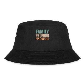Überlebender Eines Familientreffens Team Familie - Bucket Hat - Schwarz - Vorne - Lela (165cm)