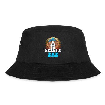 Beagle Papa Lover Dog Beagles Puppy - Bucket Hat - black - Front - Lela (165cm)