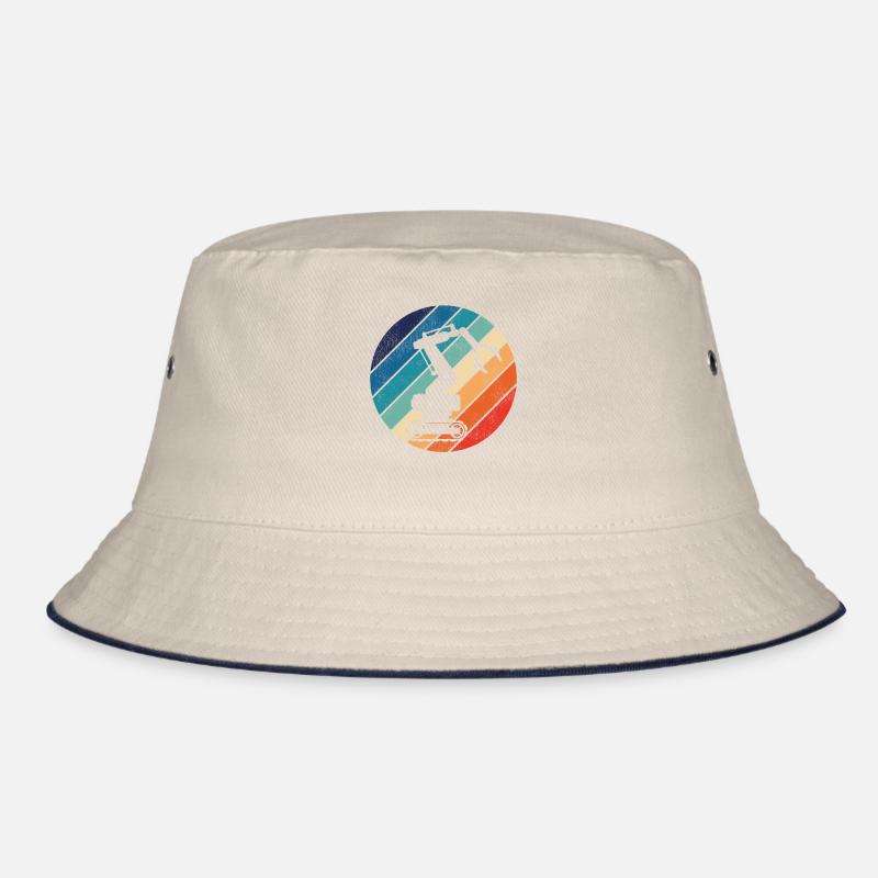 Robot Robotics Engineer Retro Bucket Hat