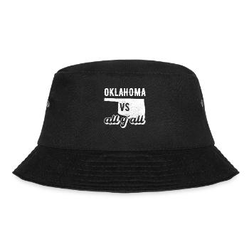 Oklahoma all y all Geschenk - Bucket Hat - Schwarz - Vorne - Lela (165cm)