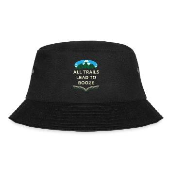 Tous les chemins mènent à l’alcool camping -boire -campeur - Bob - noir - Devant - Lela (165cm)