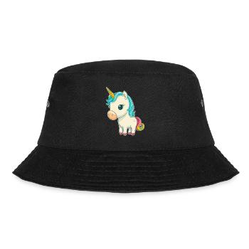 Licorne colorée douce mignonne bande dessinée bande dessinée - Bob - noir - Devant - Lela (165cm)