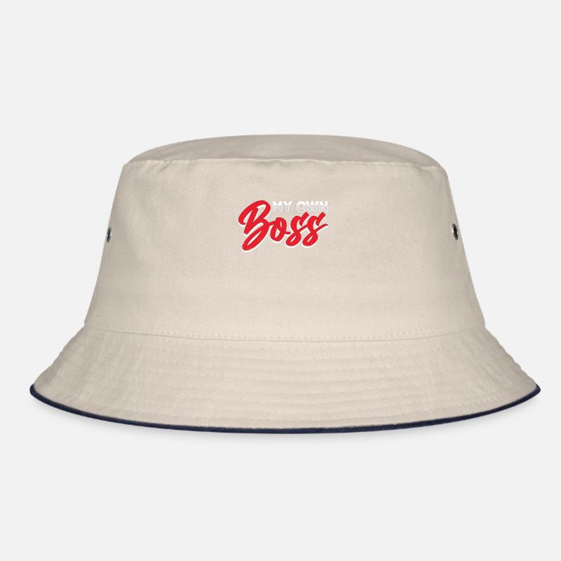 Mein Eigener Chef Selbstständig Freelancer Bucket Hat