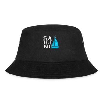 Segeln - Bucket Hat - Schwarz - Vorne - Lela (165cm)
