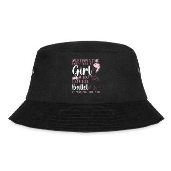 Ballet Dancer Dance Girl Ballerina - Bucket Hat - Schwarz - Vorne - Lela (165cm)