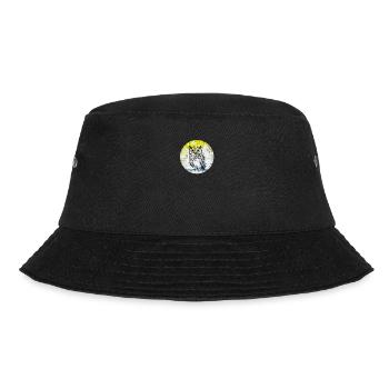 Eule Gemälde Malen Dirty Modern - Bucket Hat - Schwarz - Vorne - Lela (165cm)