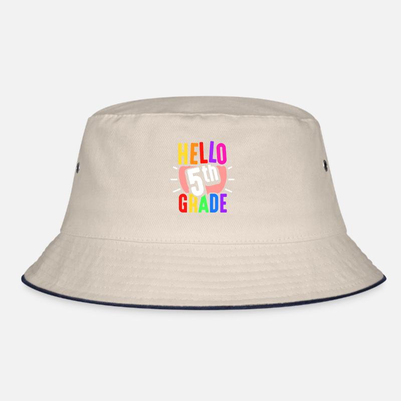 Hello 5th grade 5th grade fifth grade fifth year Bucket Hat