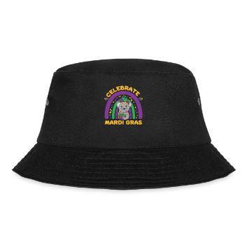 Fasching Maus mit Trommel Faschings Kostüm - Bucket Hat - Schwarz - Vorne - Lela (165cm)