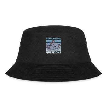 Axolotl lover cute animals children axolotl - Bucket Hat - black - Front - Lela (165cm)