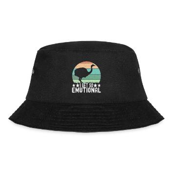 Emu Strauss - Bucket Hat - black - Front - Lela (165cm)