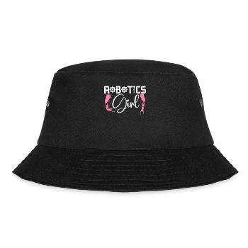 Robot Robotics Engineer Female - Bucket Hat - black - Front - Lela (165cm)