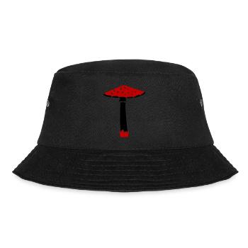 Pilz - Bucket Hat - Schwarz - Vorne - Lela (165cm)