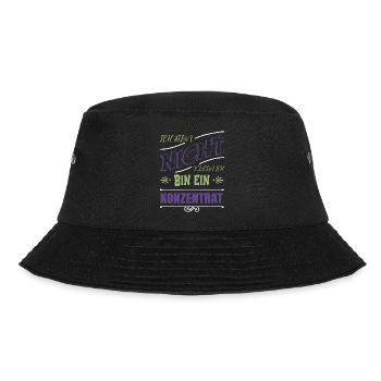 angeber geburtstagsgeschenk humor egoismus albern - Bucket Hat - Schwarz - Vorne - Lela (165cm)