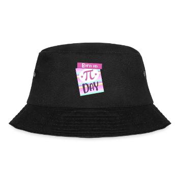 Geboren am Pi Day Big Pi Symbol Awesome 3.14 Pi Day - Bucket Hat - Schwarz - Vorne - Lela (165cm)