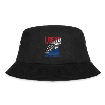 I Read The Constitution For The Articles - Bucket Hat - Schwarz - Vorne - Lela (165cm)