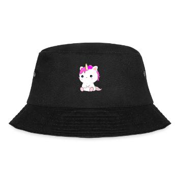 Mignon chat licorne - Bob - noir - Devant - Lela (165cm)