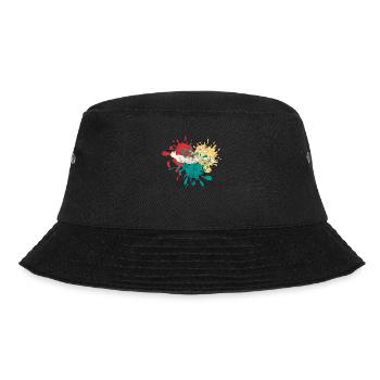 Taucher Tauchen Silhouette - Bucket Hat - Schwarz - Vorne - Lela (165cm)
