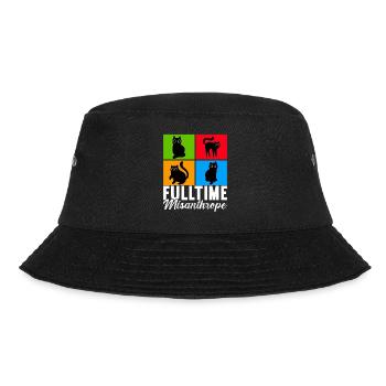 Cats Misanthrope Sarcasm - Bucket Hat - black - Front - Lela (165cm)