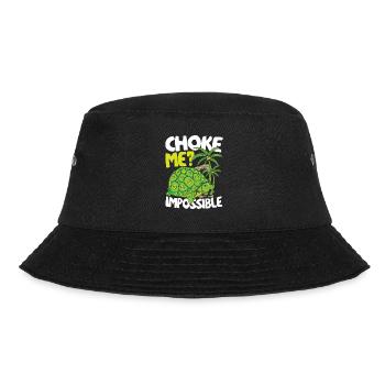 Schildkröten Spruch für Schildkrötenliebhaber - Bucket Hat - Schwarz - Vorne - Lela (165cm)