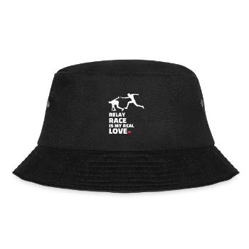 Ich Liebe Staffelläufe - Bucket Hat - Schwarz - Vorne - Lela (165cm)