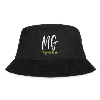 Mani Gen - Folge der Freude - Bucket Hat - Schwarz - Vorne - Lela (165cm)