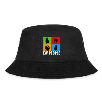 Cats Misanthrope Sarcasm - Bucket Hat - black - Front - Lela (165cm)